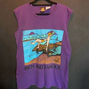 90’s SunSations Surfing Tank Top - Rich and Famous